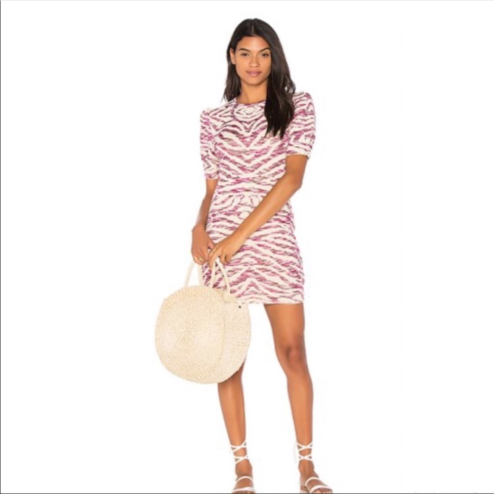 Free People Take Me Out Print Mini Dress NWT